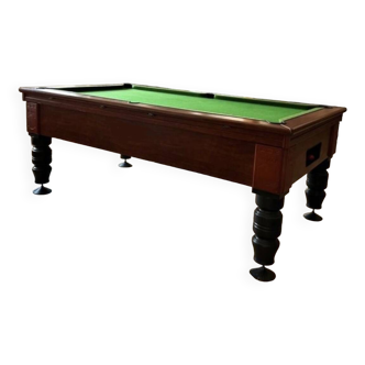 English Pool Billiards with slate, 100% wool mat and automatic ball return