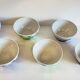 Set of 6 vintage Saturnia Italian porcelain bowls