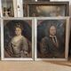Pair of portraits from the early 18th century