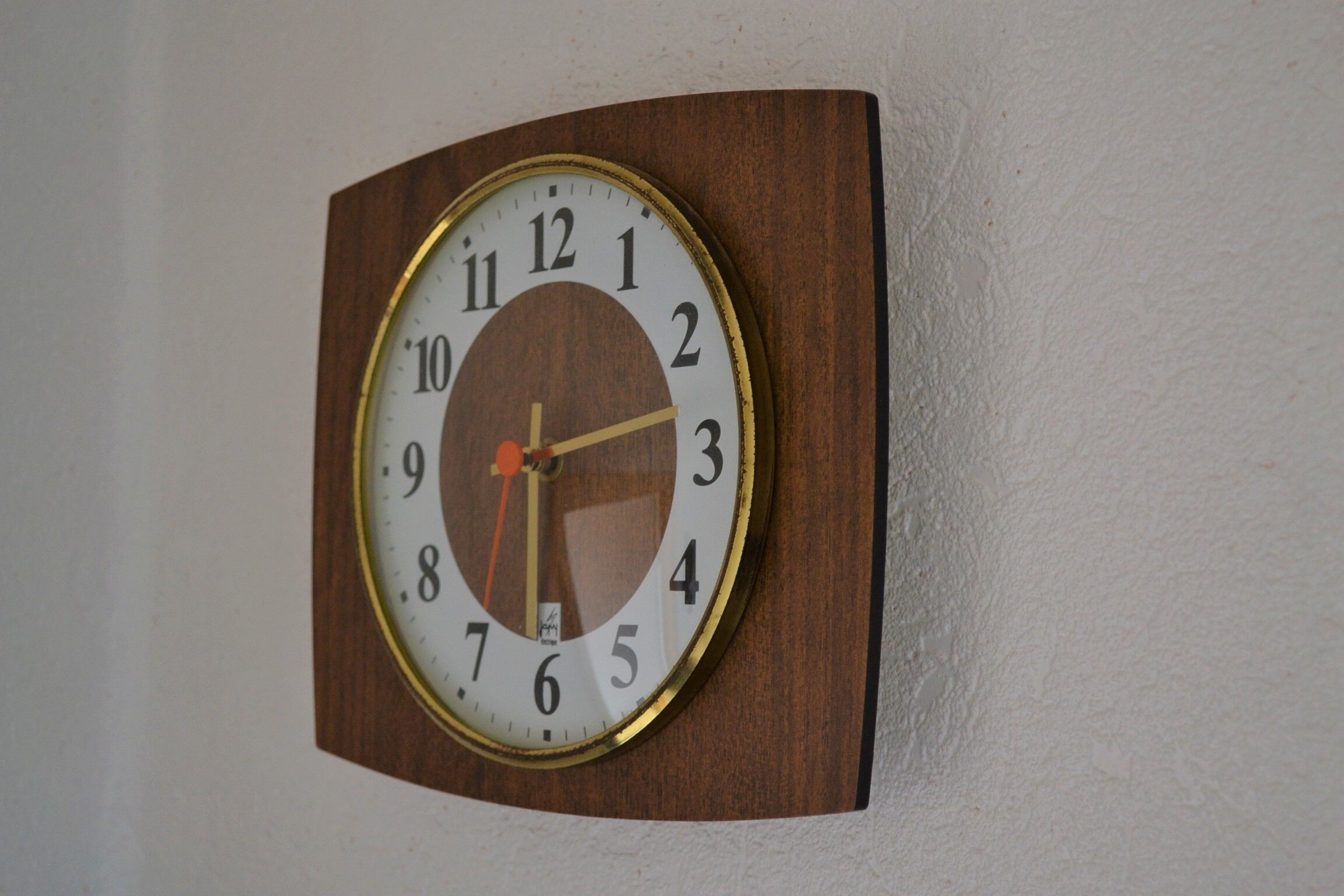 Vintage japy formica kitchen clock 1960