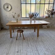 Table de ferme extensible en chêne massif