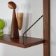 Cado modular shelving, teak veneer, Danish design, 1960s
