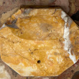 Art Deco Orange Marble Ashtray/ Catchall