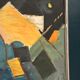 Swedish Oil on Canvas – “Abstract Composition” – Dated 1966 – Vintage