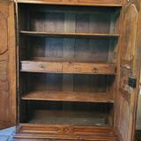 Louis xiv cabinet in solid walnut from the 18th century