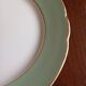 Villeroy & Boch Mettlach celadon and gold round dish, vintage 1960s