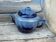 Pot en céramique  bleu