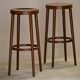 Five 1980s bar stools