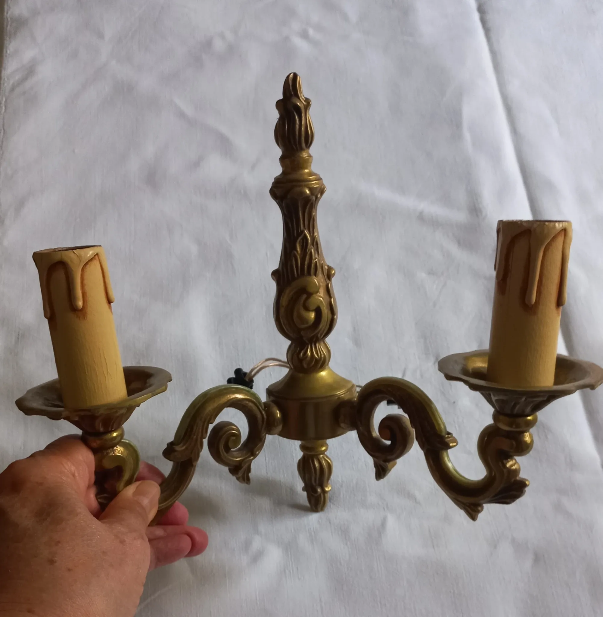 Lot de deux appliques murales