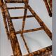 Antique bamboo wardrobe with mirror — exotic style, late 19th century