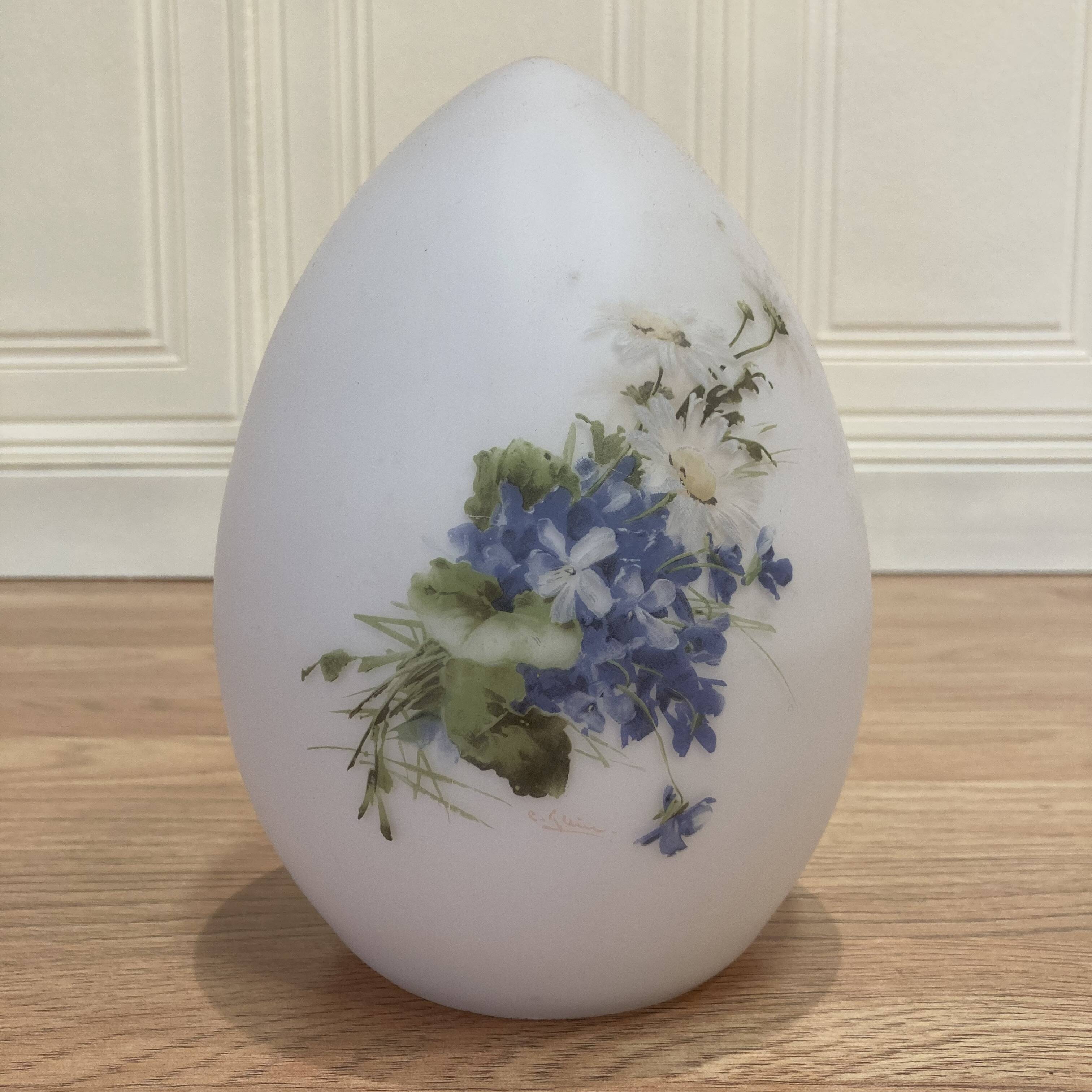 Pair of opaline lamps, 1950s design "Ben Swildens".