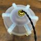 Milky white glass chandelier