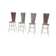 Set of 4 metal chairs