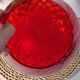 Red vase Empoli Italy 1960