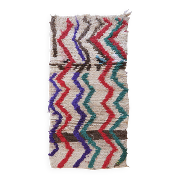 Tapis Azilal Vintage - 188 x 93 cm