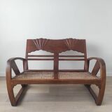 Burmese teak bench