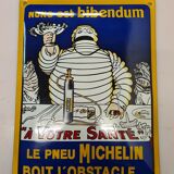 Michelin bibendum enamel plate