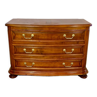 Solid walnut chest of drawers from the cabinetmaker LARCHEVEQUE
