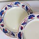 4 dessert plates of Badonviller model Mousmee 221009