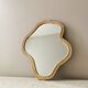Archibald wooden mirror – 40×35 cm – Mirror - slight snag on the mirror