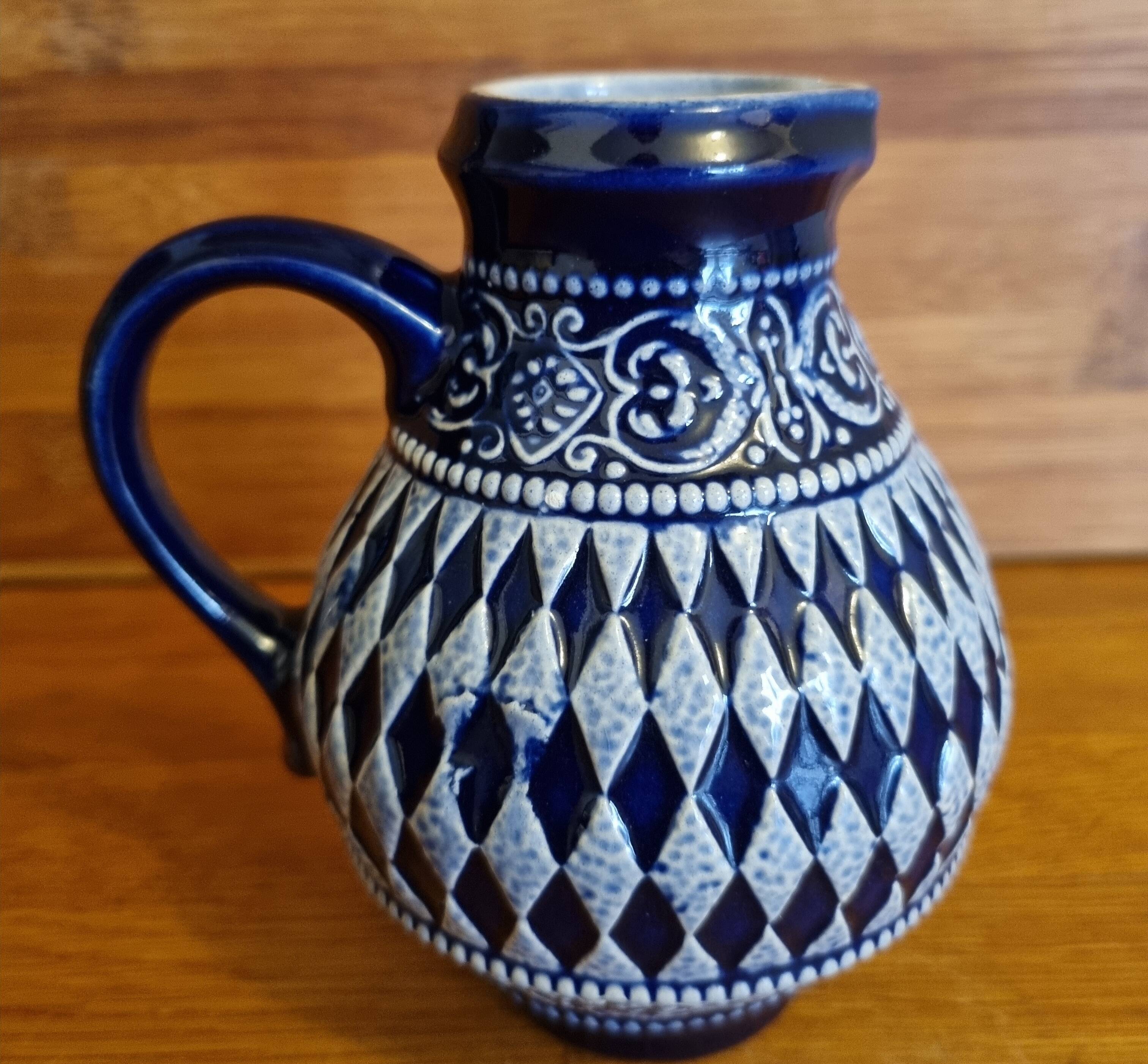 Salt-glazed stoneware jug from Alsace Marzi and Remy 25 cl