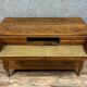 Louis XVI period mahogany and copper reed chest of drawers circa 1780