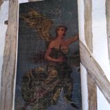 Large canvas XVIIth Erato, muse of lyric poetry