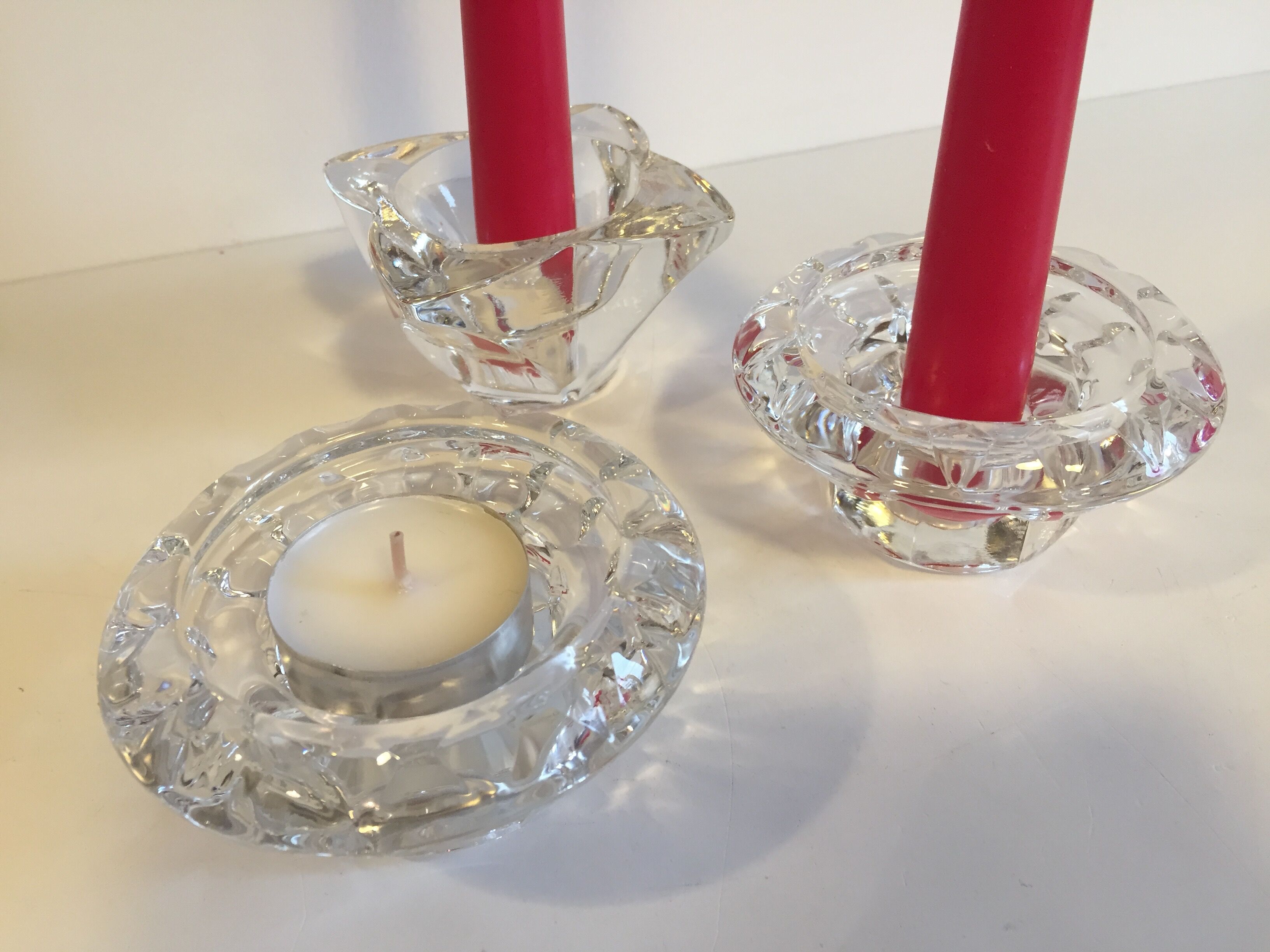 Set of 3 crystal photophores