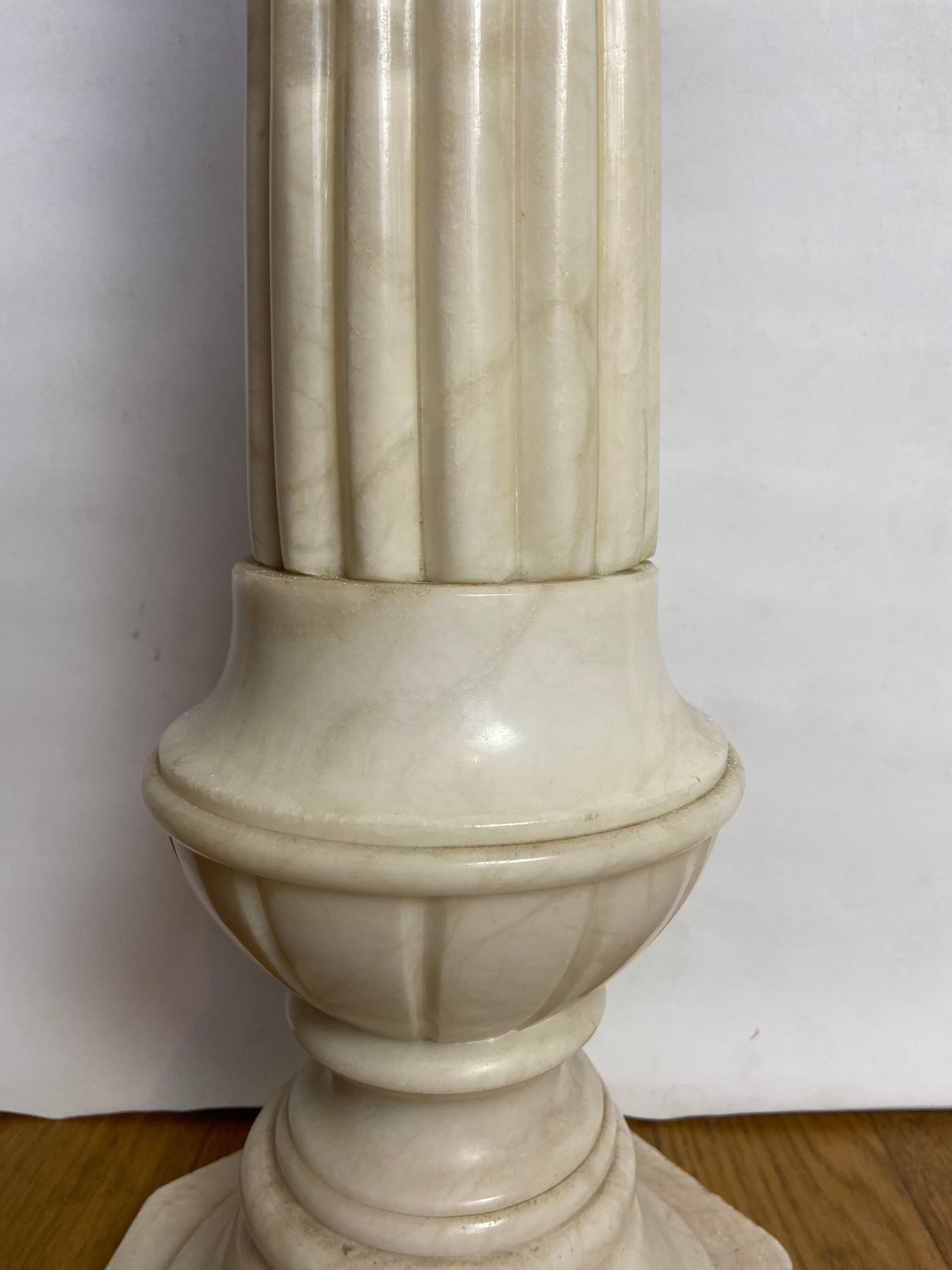 Alabaster column