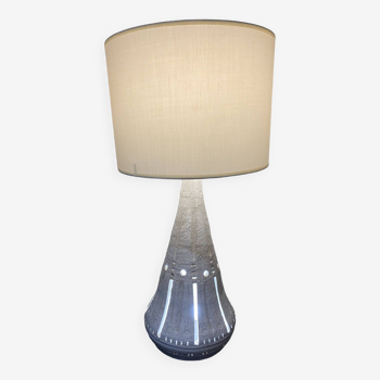 Double lighting ceramic lamp Vallauris 1960