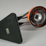 Vintage 1970s LYSKAER BELYSNING Orange Plastic Table Light.