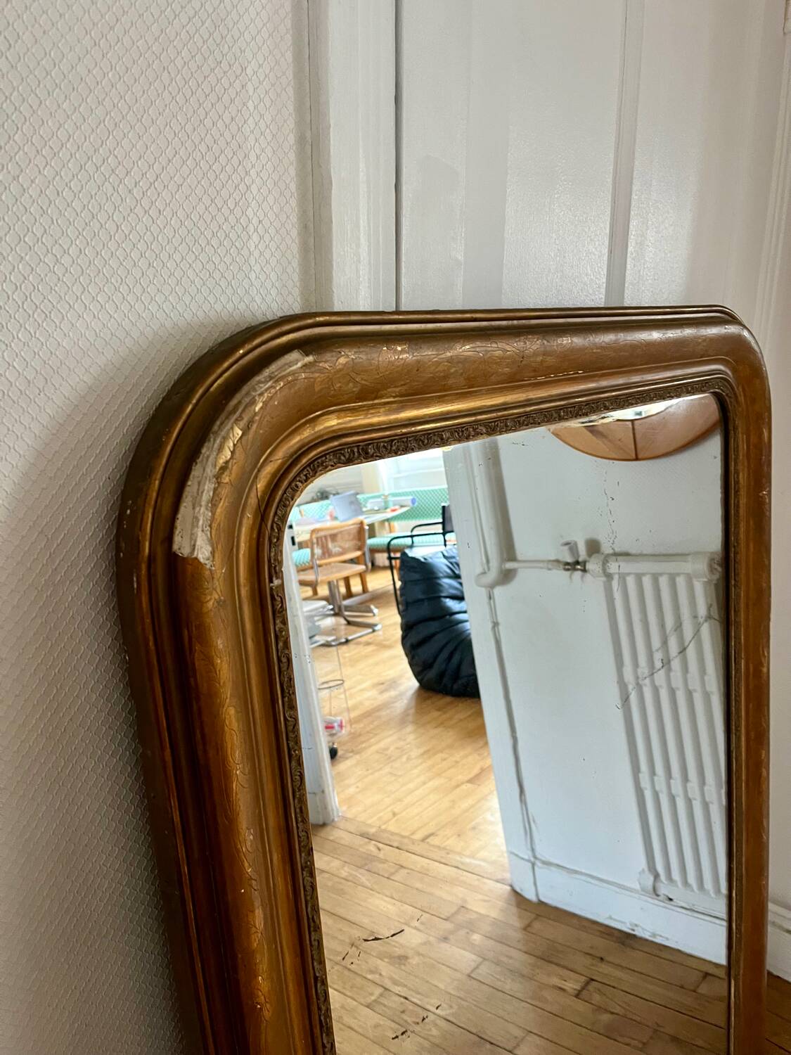 Miroir d’époque Louis Philippe 19ieme siècle