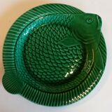 Service to Sarreguemines Green fish, plates dish and sauce