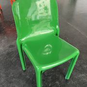Green "Selene" chair by Vico Magistretti / Artemide