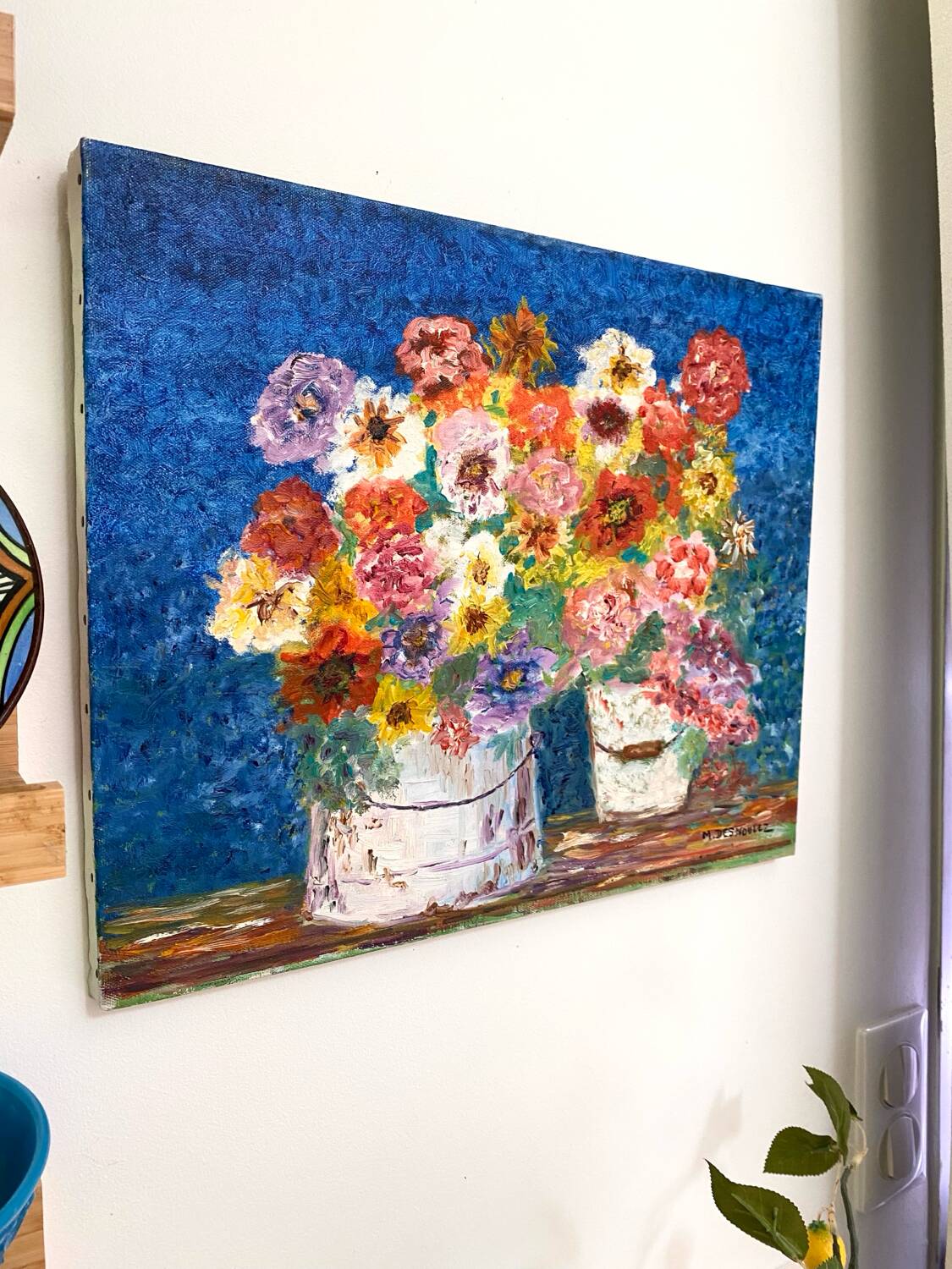 Vintage oil on canvas