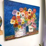 Vintage oil on canvas