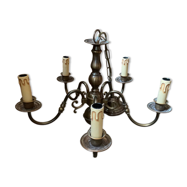 Lustre vintage cinq branches