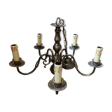 Lustre vintage cinq branches