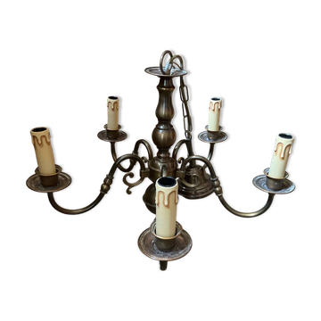 Lustre vintage cinq branches