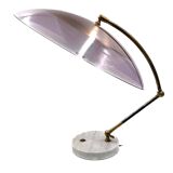Stilux, mod. Orleans dome table lamp, Stilux Milano Italy, 1955