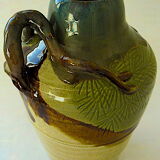 Japanese stoneware vase