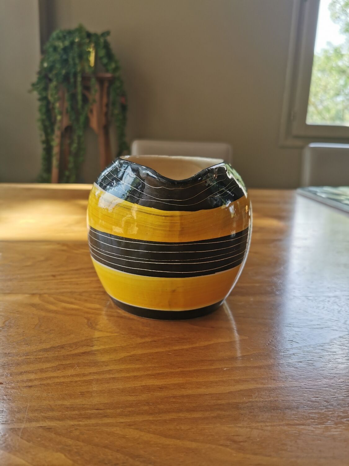 Vintage ceramic pitcher 50s