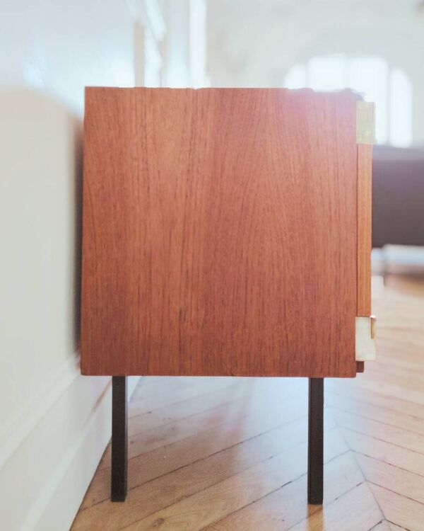 Petit buffet/ enfilade moderniste vintage rénovée, Rego Mobile Moebel