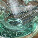 Empty bubbled glass pocket