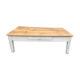 Old white wooden coffee table