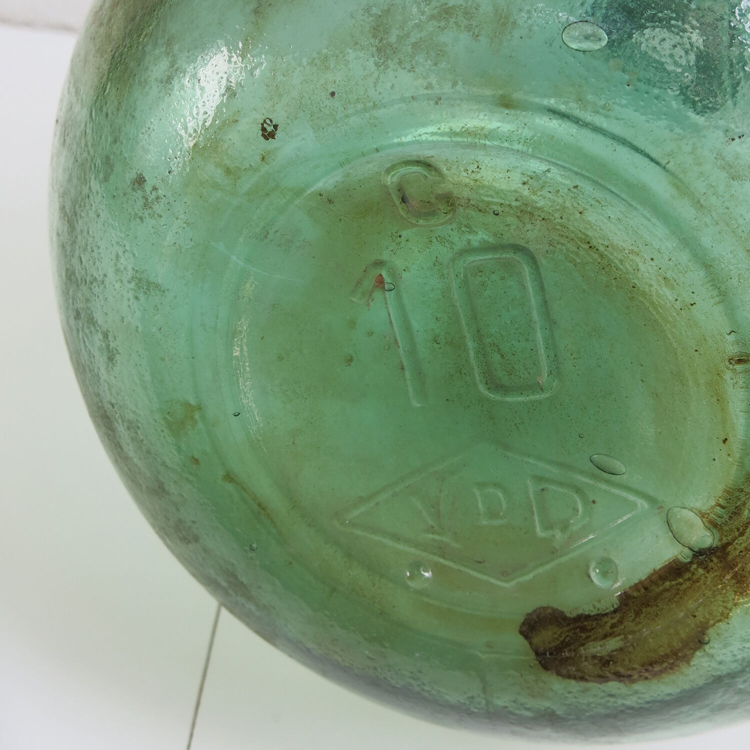 Dame jeanne verre vert 10 litres