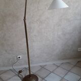 Articulated brass floor lamp
