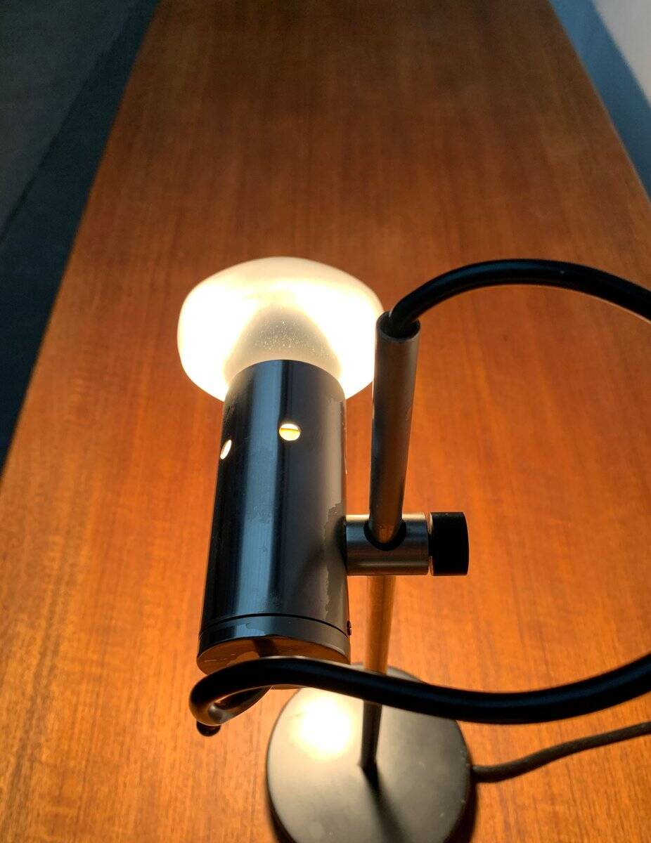 Italian table lamp model 251 from the mid-century by Tito Agnoli for Oluce, 1950s.