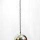 Mid Century ceiling lamp by the Vereinigte Werkstätten silver-plated
