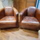 Lot de 2 fauteuils Club